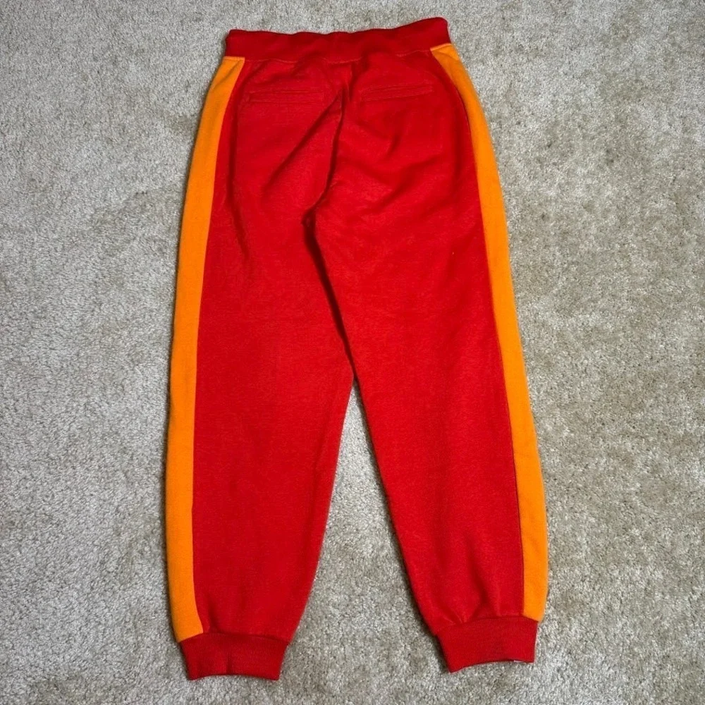 LEGO x Target Jogger Sweatpants Womens Small Red Orange Side Stripe Lounge Pants - Picture 2 of 7